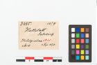 Etikett zu Bronzering (NHMW-PRAE-003485)
